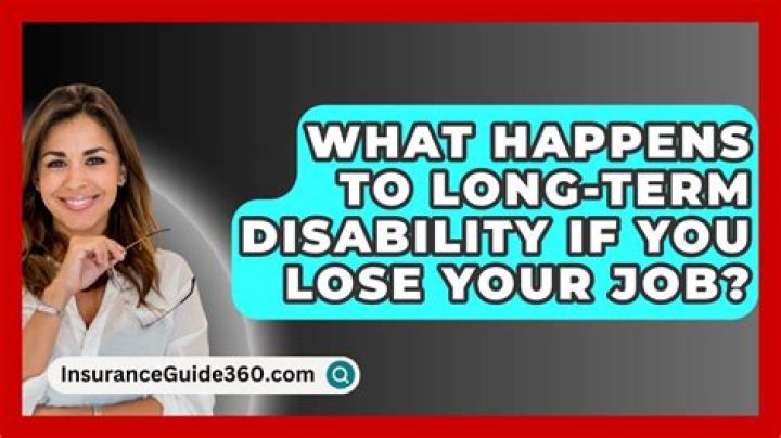 What happens to long-term disability if you lose your job?