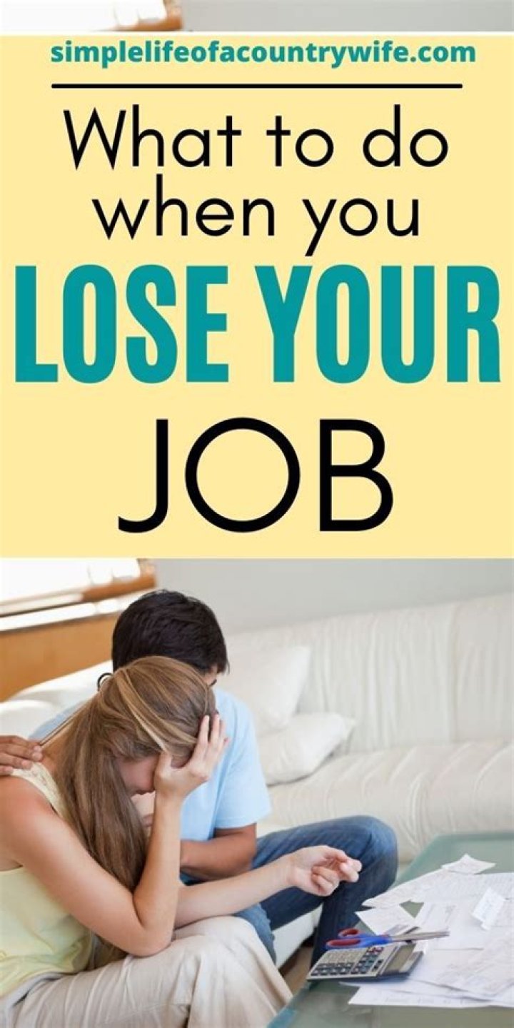 What happens to your life when you lose your job?