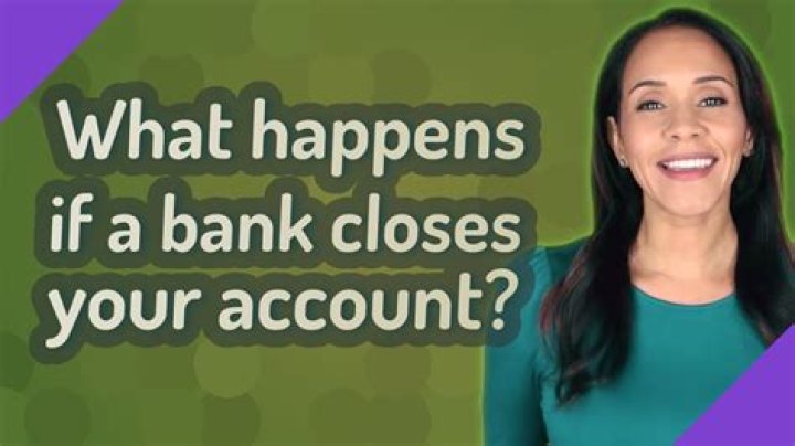 What happens to your money if a bank closes your account?