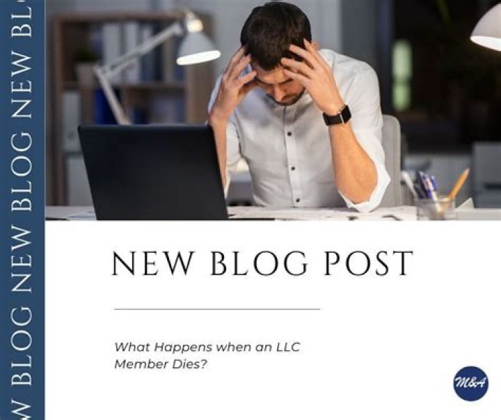 What happens when an LLC member dies?