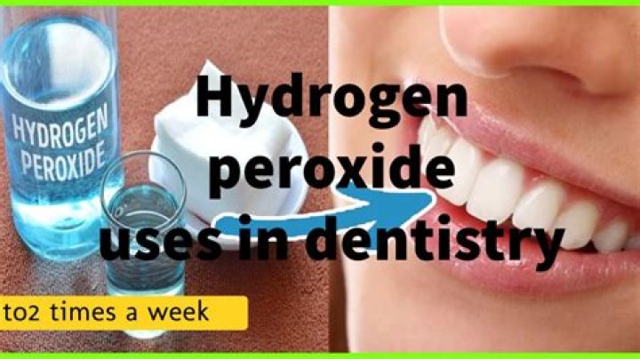 What happens when you put hydrogen peroxide on potato?
