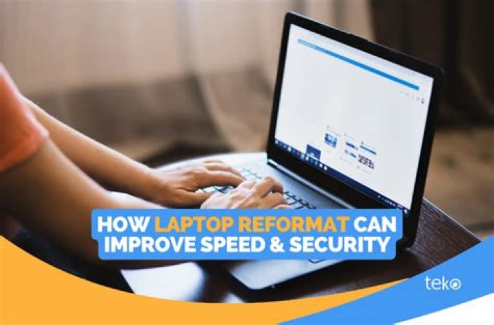 What happens when you reformat a laptop?