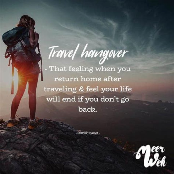 What happens when you return home after traveling the world?