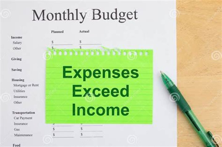 What if my expenses exceed my income?