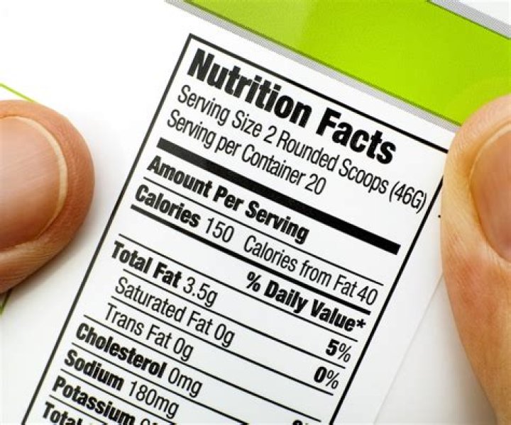 What information must be on a food label?