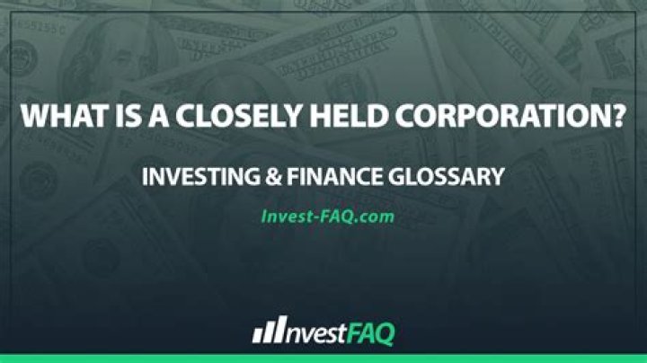 What is a closely held S corporation?