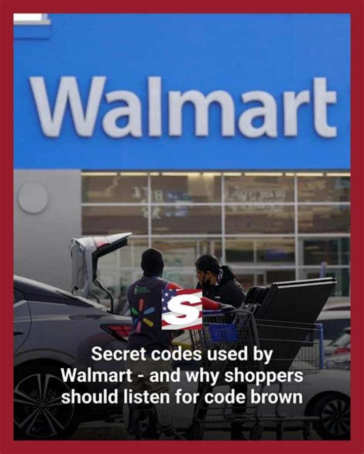What is a code brown Walmart?