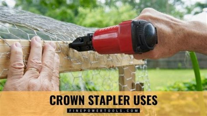 What is a crown stapler?