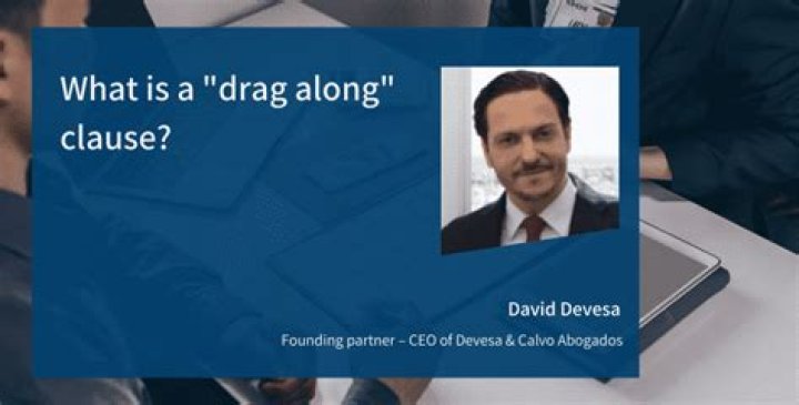 What is a drag along clause?