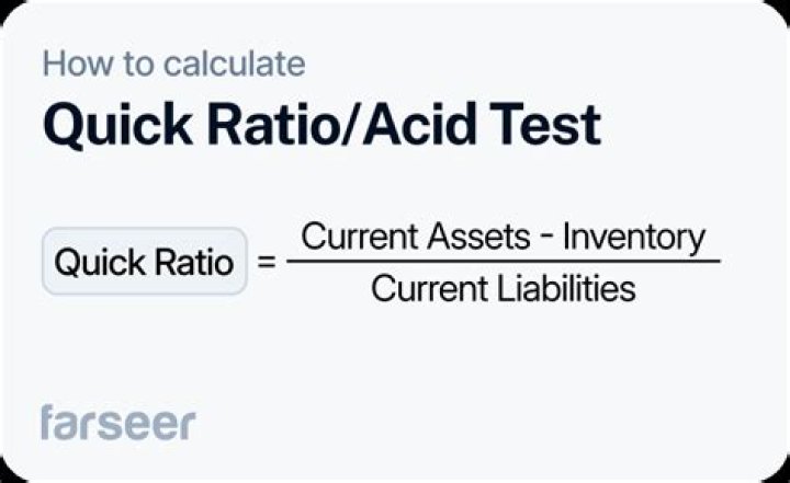 What is a good ratio for quick ratio?