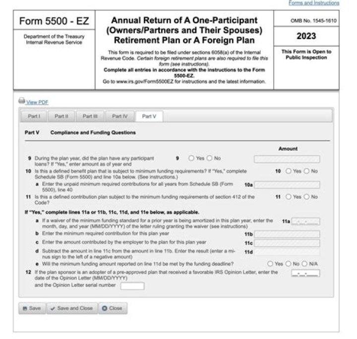 What Is a IRS Form 5500?