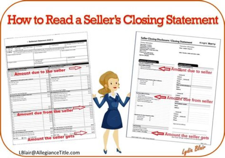 What is a seller closing statement?