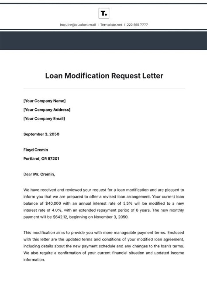 What is a trial period for loan modification?