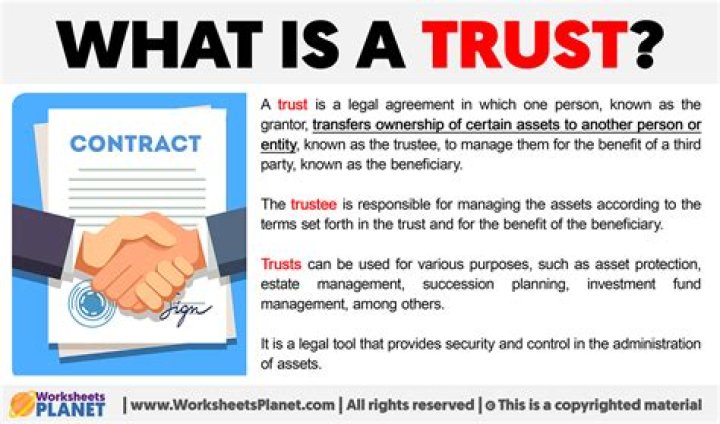 What is a trust in terms of business?