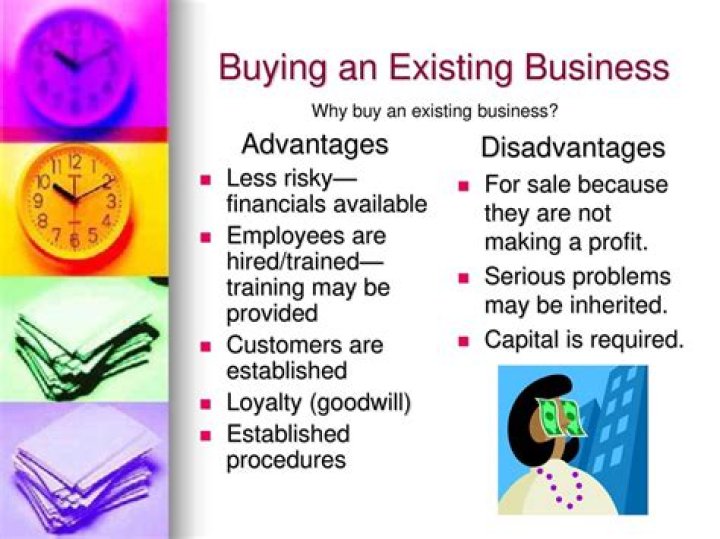 What is acquiring an existing business?