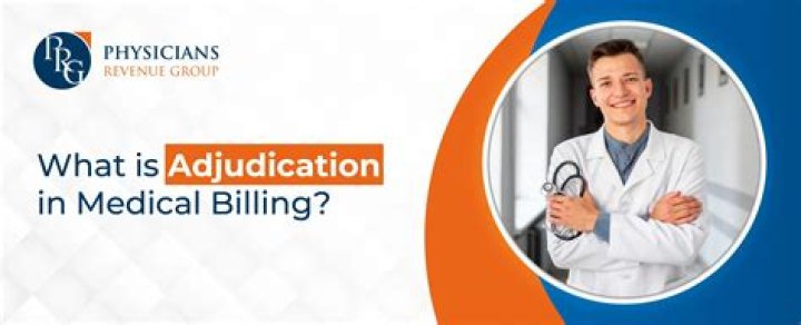 What is adjudication in pharmacy?