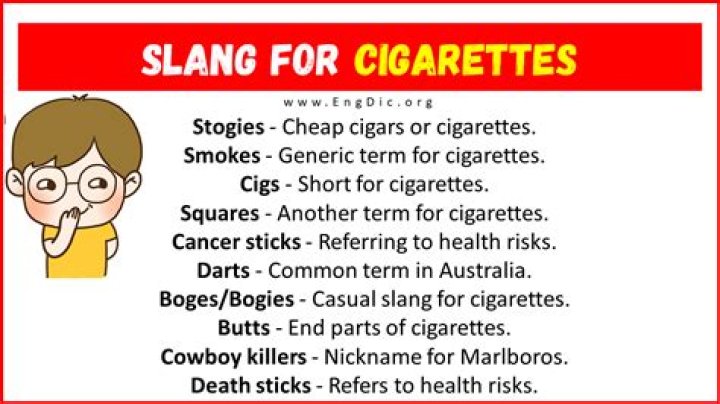 What is Australian slang for cigarettes?