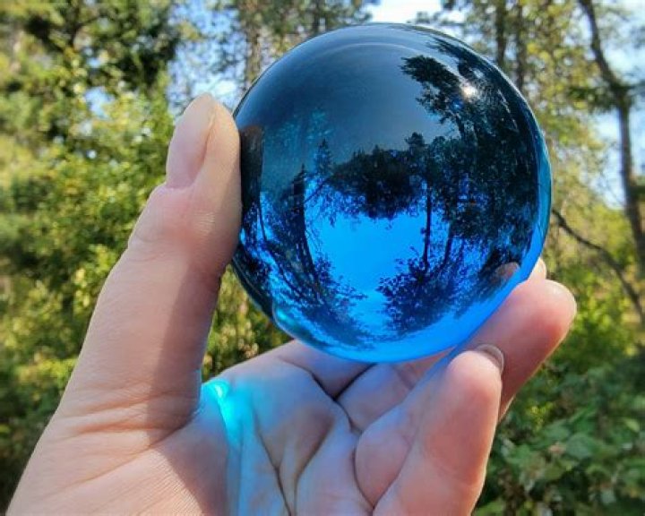 What is blue glass called?