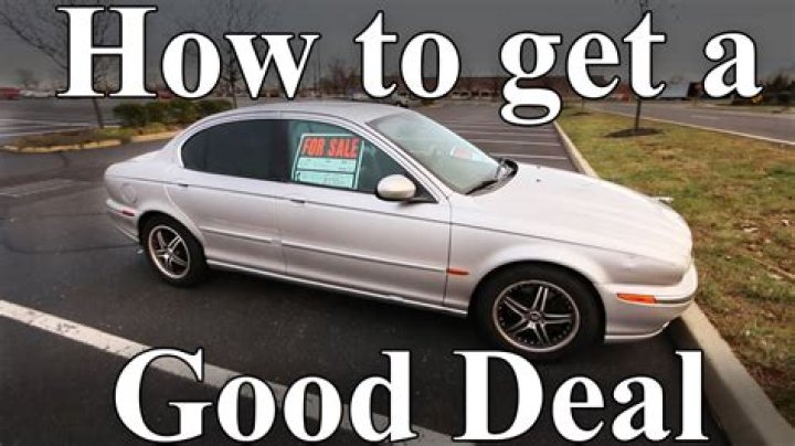 What is considered a good deal when buying a car?