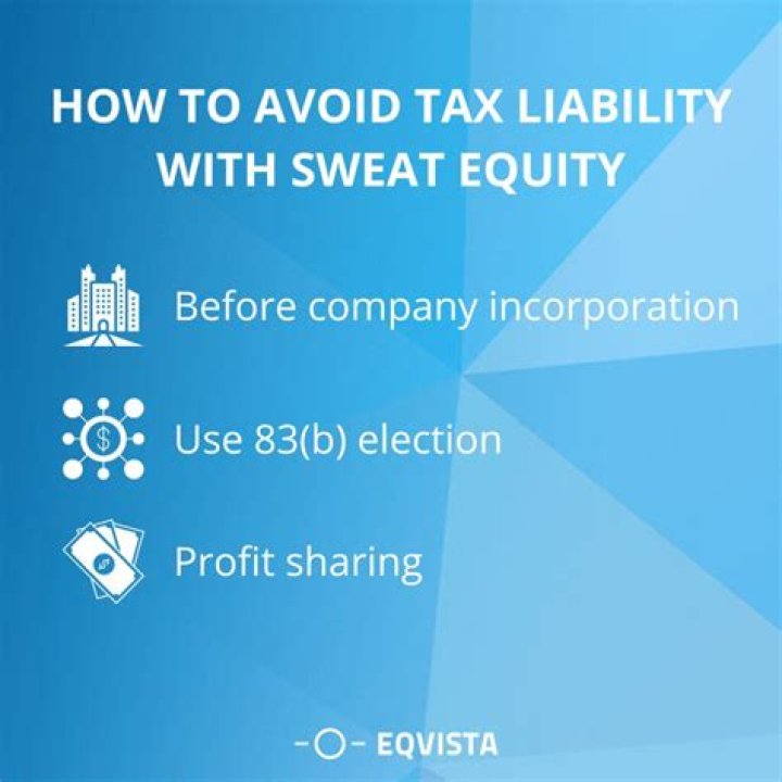 What is considered sweat equity?