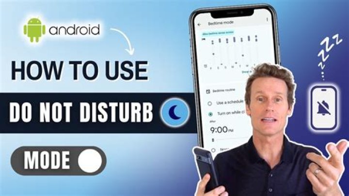 What is Do Not Disturb vs sleep mode Android?