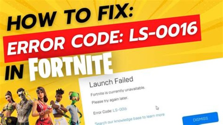 What is error code fortnite?
