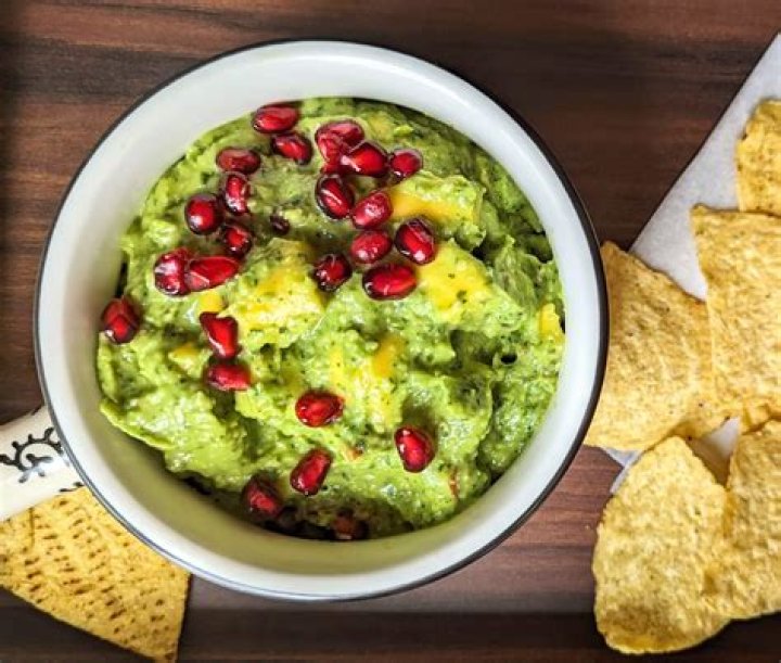 What is healthy to dip in guacamole?
