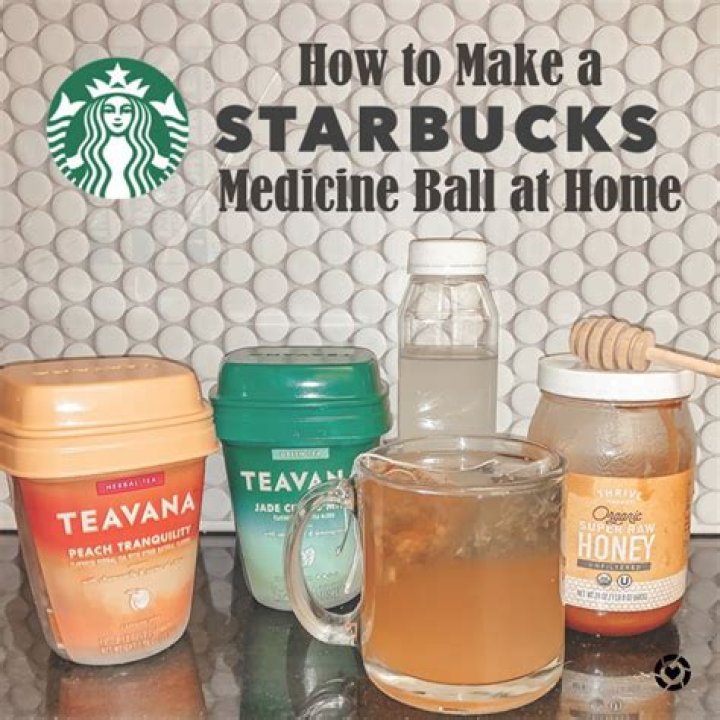 What is in a Starbucks medicine ball?