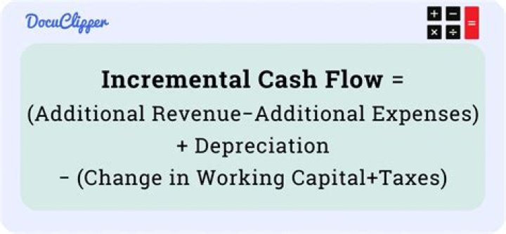 What is incremental cash flow?