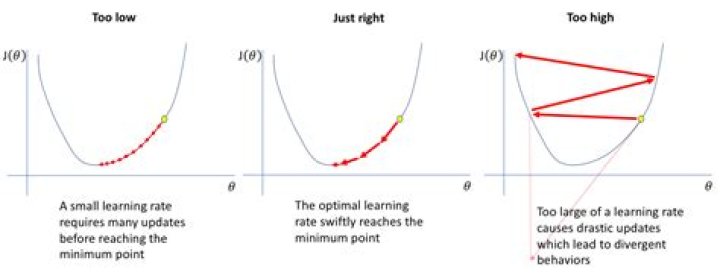What is learning rate in gradient descent?
