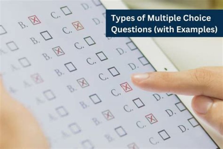 What is multiple choice assessment?