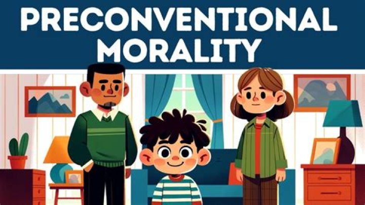 What is Preconventional morality example?