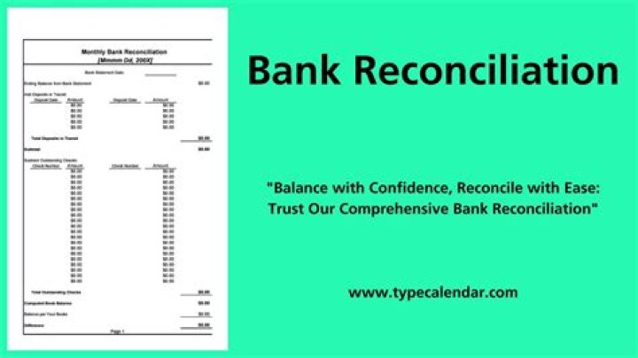What is reconciled on the bank reconciliation statement?