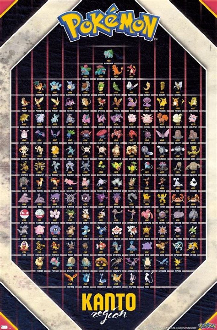 What is the 151 Kanto Pokémon?