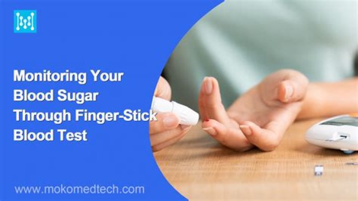What is the best finger to test blood sugar?