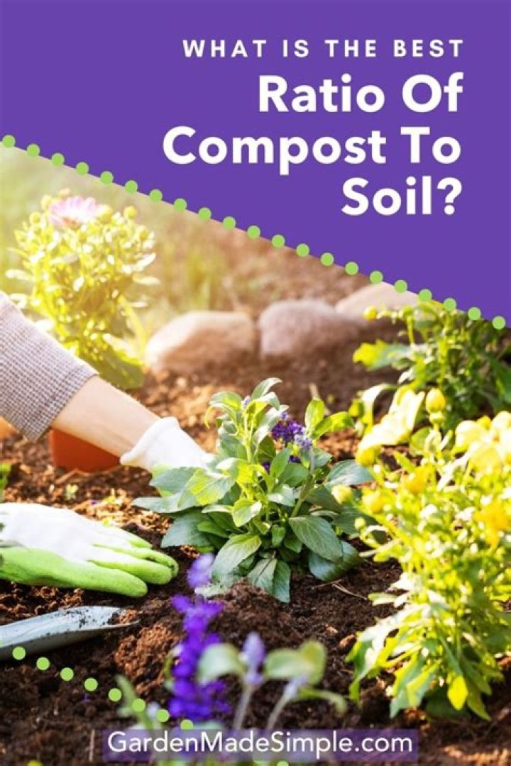 What is the best ratio of compost to soil?
