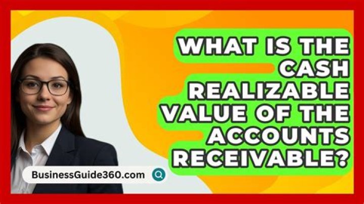 What is the cash realizable value of the accounts receivable?