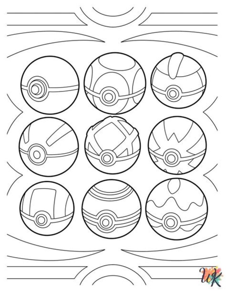 What is the Colour inside the Poké Ball?