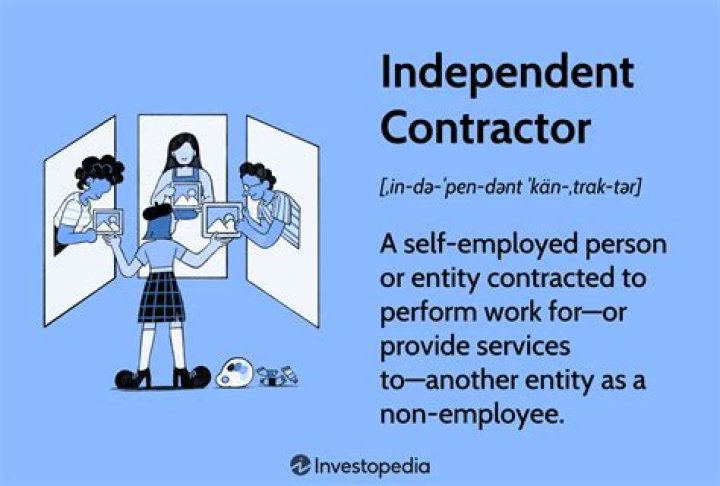 What is the definition of an independent contractor?