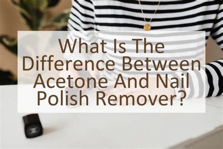 What is the difference between acetone and nail polish?
