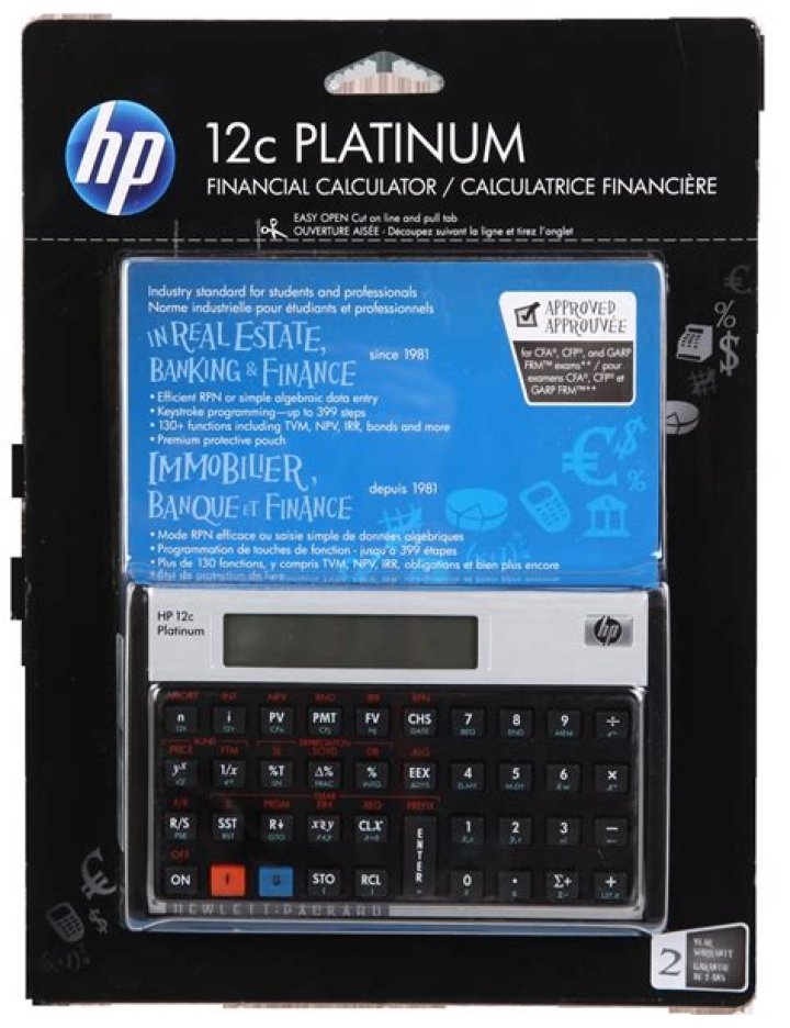 What is the difference between HP 12c and HP 12c platinum?