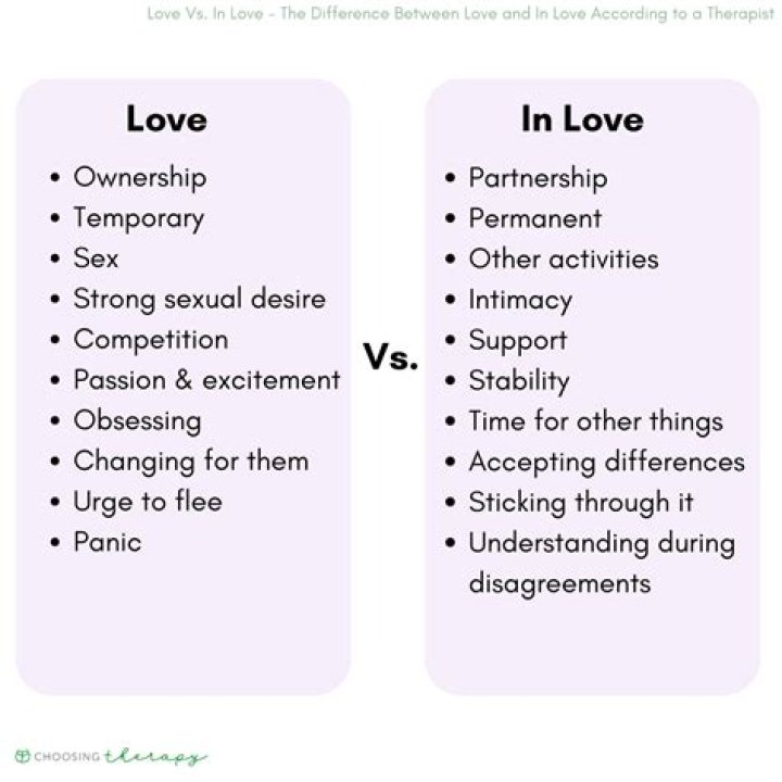 What is the difference between like and love?