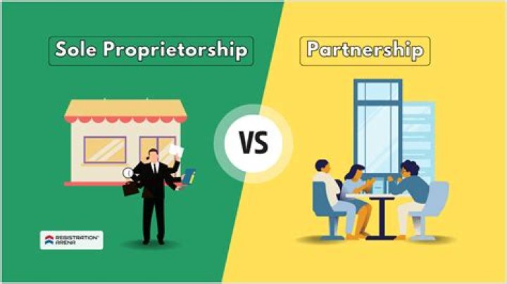 What is the difference between single or sole proprietorship to partnership?