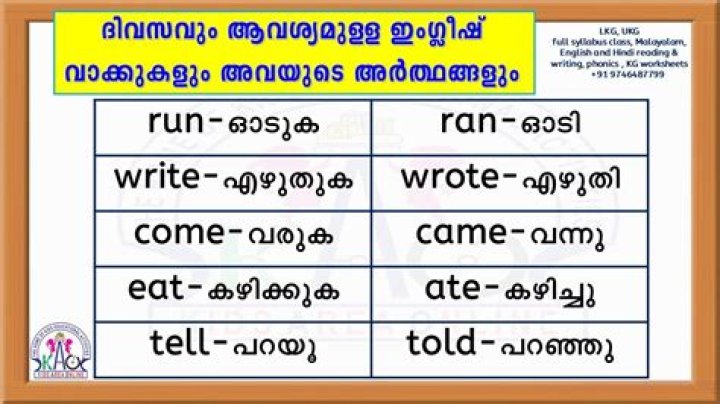 What is the English word for kulani?