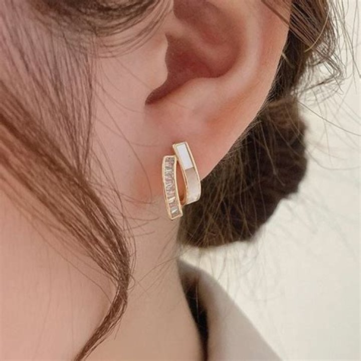 What is the gunk behind earrings?