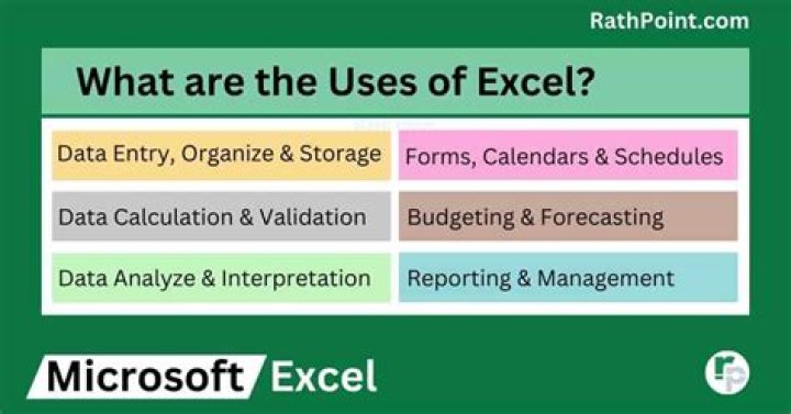 What is the main purpose of Microsoft Excel?