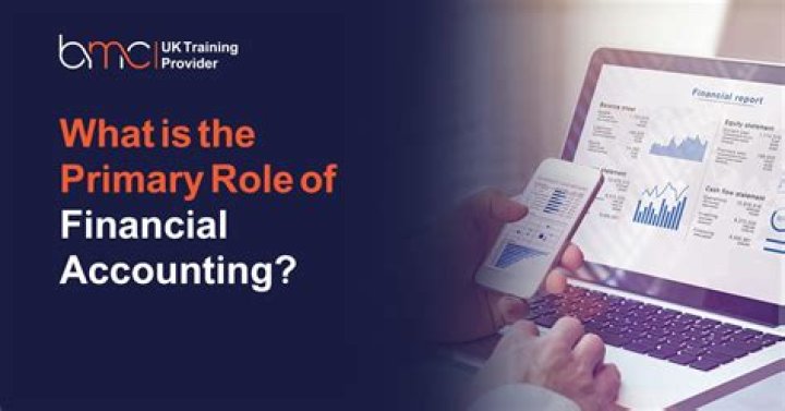 What is the main role of financial accounting?