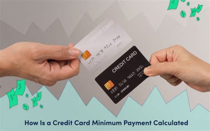 What is the minimum payment on most credit cards?