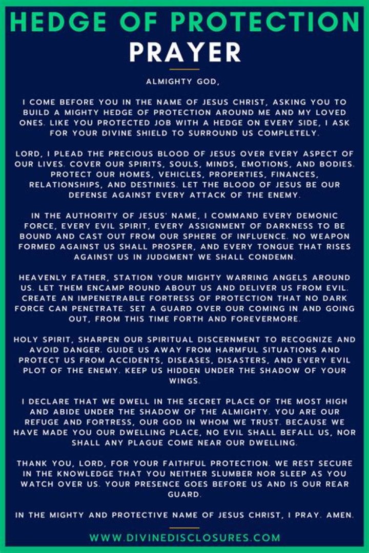 What is the most powerful prayer for protection?