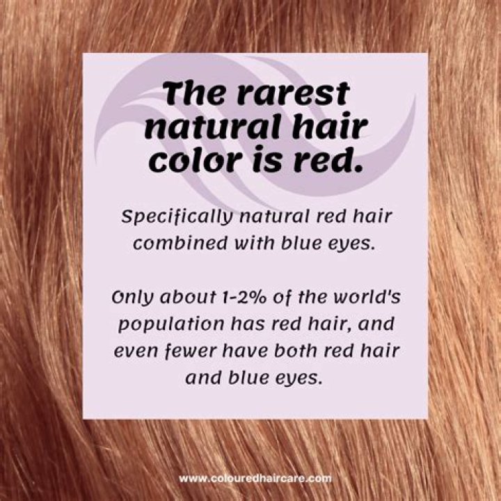What is the rarest shade of blonde?